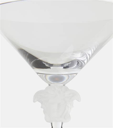 versace martini glass|Medusa Lumiere martini glass in neutrals .